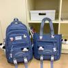 Schoolbags for Children Elementary School Students for Girls Junior High School Students Letter Backpack