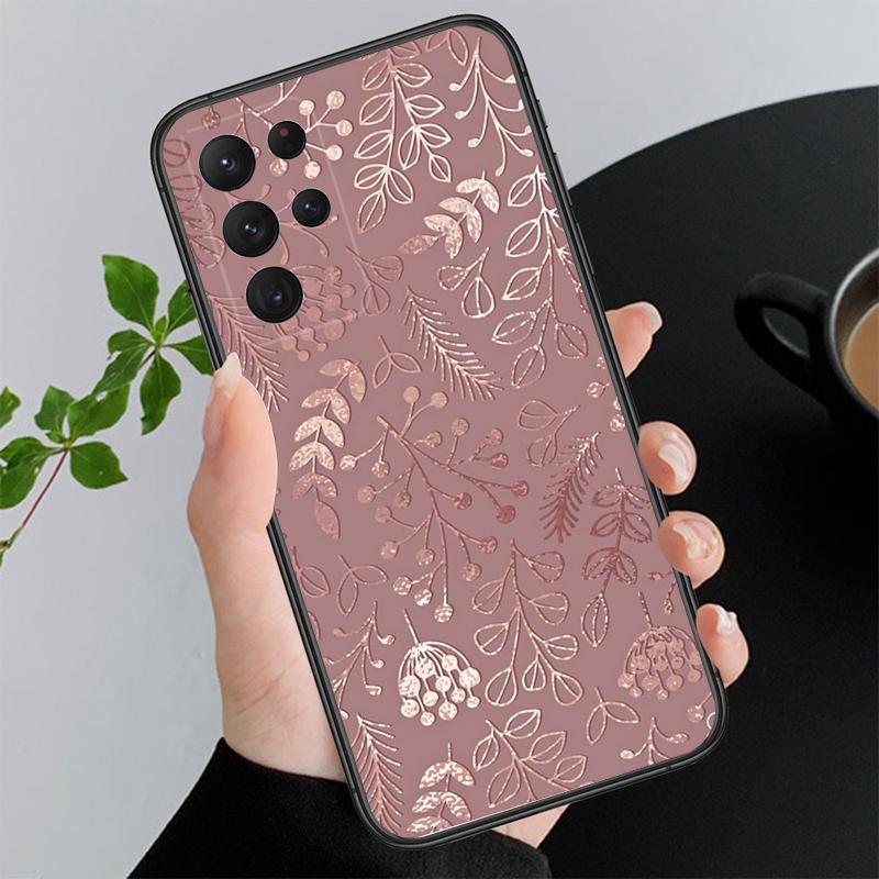 Handyhülle für Samsung A55 A16 A56 A36 A35 A15 A53 A54 A33 A34 A25 A05S A52 A52S A14 A26 A71 Roségold