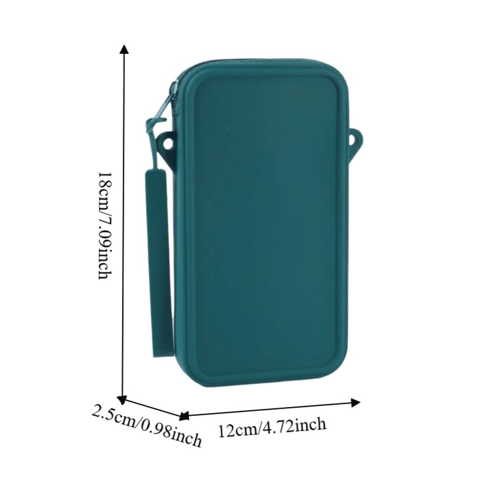 Silicone Square Storage Organizer Waterproof Portable Cosmetic Bag Multi-Use Makeup Bag  Travel