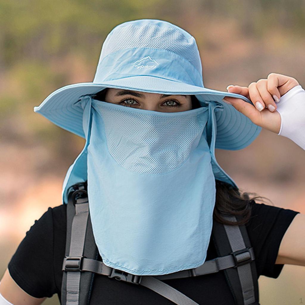 Bucket Hat Neck Protection Headgear Sun Sombrero Outdoor Travel Occupation Backpacking
