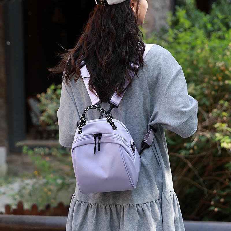 Schoolbag New Niche Waterproof Nylon Multifunctional Backpack Portable Crossbody Simple Versatile Ladies Backpack