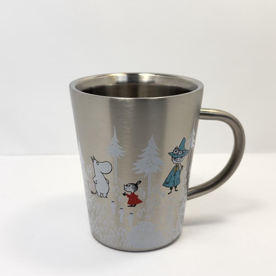 Moomin Mumin Double Layered Mug Forest Yamaka Japan
