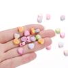 50/100pcs 6.5*8mm Acrylic Flat Love Heart Shape Loose Spacer Beads for Jewelry Making DIY Bracelet Necklace Accessories