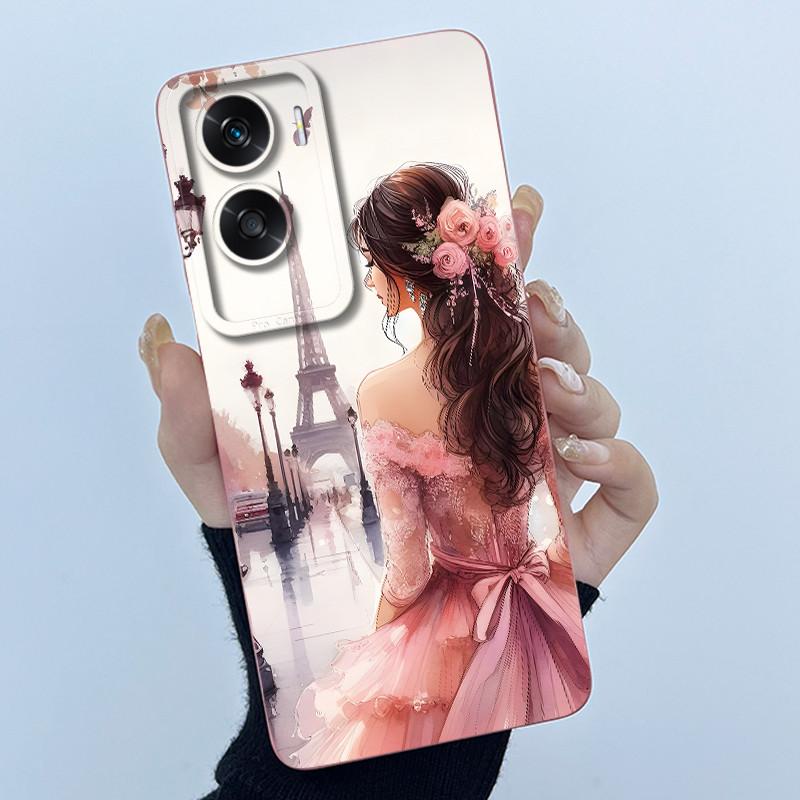 Für Honor 90 Lite 5G X50i 5G 2023 Handyhülle Panda Mädchen Katzen Weiches Silikon TPU Rückabdeckungen Stoßfänger Für Honor 90Lite Fundas Coque