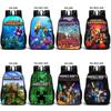 Minecraft Pattern Double Sided Schoolbag Backpack Breathable Bag Fashion Gift