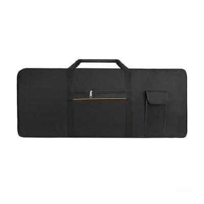Elektrische Tastatur Schutzhülle Wasserdichte Elektronische Tastaturtasche für 61 Tasten mit Geräumigen Taschen für Zubehör