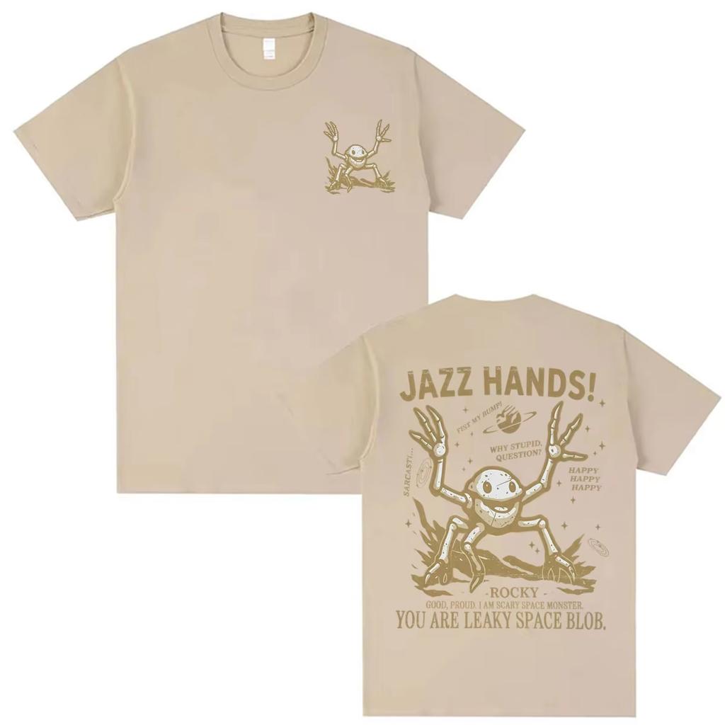 Yaz Sıcak Komik Proje Hail Mary Şaşırt Roket Rocky Grafik Tişört Unisex Günlük Harajuku Hip Hop Punk Pamuklu Tişört Kısa Kollu Günlük Giyim