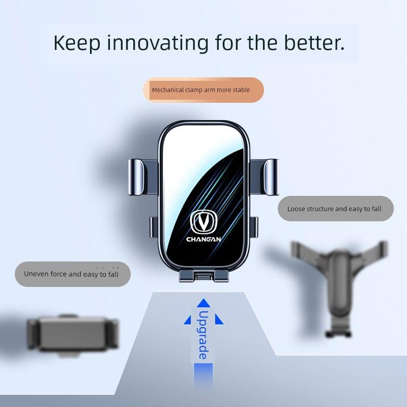 13-24 Changan Cs75plus Car Bracket Special Modification Second Generation Third Generation Wireless Charging Navigation Frame 1
