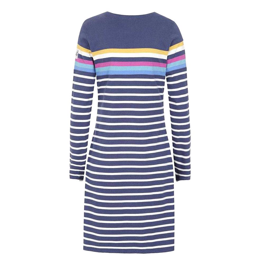 Lazy Jacks Womens/Ladies Prism Stripes Long-Sleeved T-Shirt Dress
