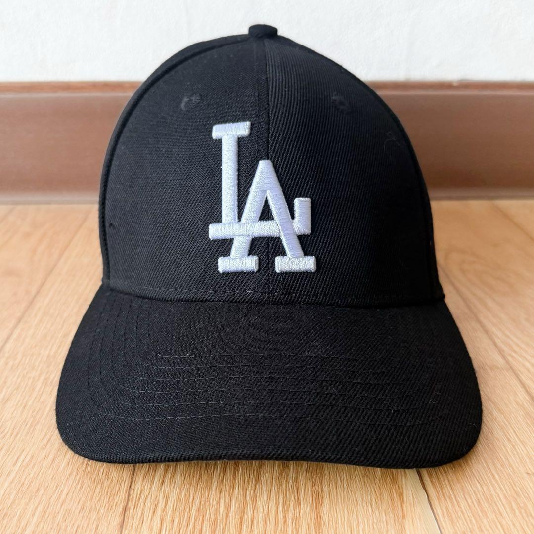 

[USED] New Era LA Logo Cap Black