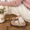 Soft Sole Comfortable Mary Jane Shoes Women's Spring 2025 New Retro Fashion Versatile Velcro Light Mouth Single Shoes