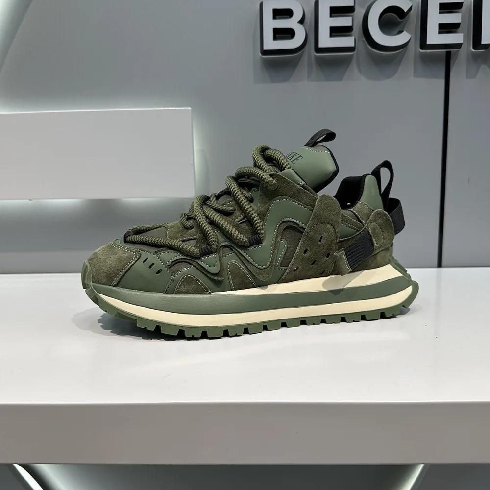 Scarpe Board da Studente Scarpe Sportive Casual Stile di Strada Suola Spessa Scarpe Casual da Skateboard Aumento Altezza Lacci Incrociati Sneakers