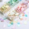Natural Friendly Shell Nail Art Pieces 6 Color Options Waterproof Glitterings Texture Long Wear Manicure Accessories For Women Girls