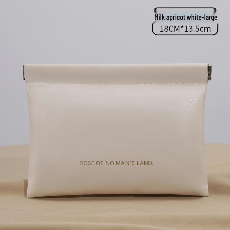 Clamshell Mini PU Earphone Case & Coin Purse - Candy Color Lipstick Storage Pouch