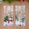 50/100Pcs Snowman Snowflake Pattern Christmas Snowman Cookie Bags Candy Packaging Bags  Home Use