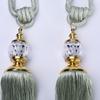 2PCS/Pair Curtain Tiebacks Tassel Beaded Ball Window Strap Home Decor  Curtain Clips Curtain Buckle