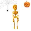 1/6Pcs Poseable Skeleton Refrigerator Magnet Halloween 3D Movable Joints Skeleton Articulated Skeleton Magnetic Fridge Decoration Ornament