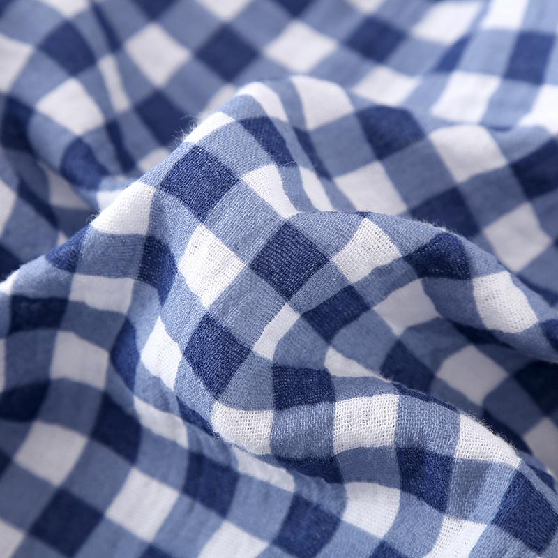 Herren Pyjama Herbst und Winter Langarm Hose Reine Baumwolle Einfarbig Schlicht Hausanzug