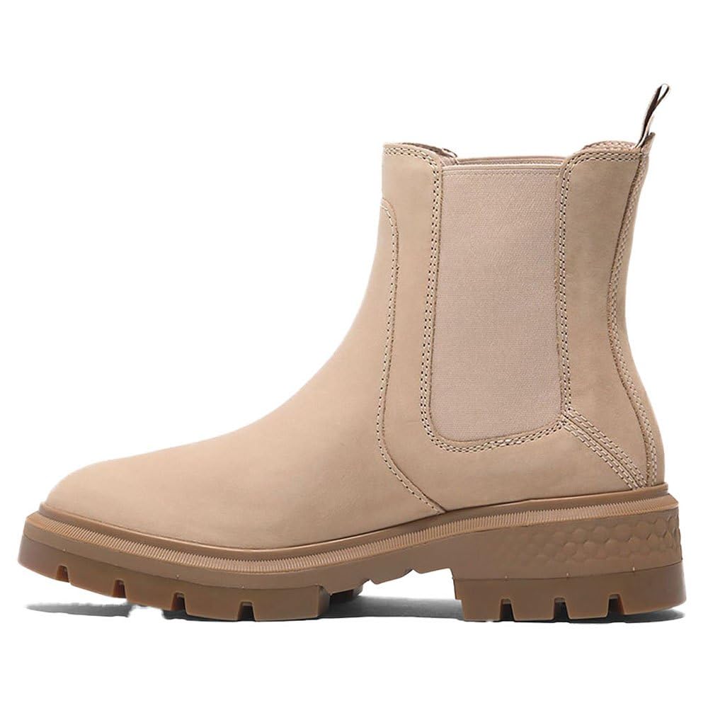 Timberland Cortina Valley Chelsea Side Gore Light Size Women's Boots, Beige, 23.5cm, A2DEE-EN7