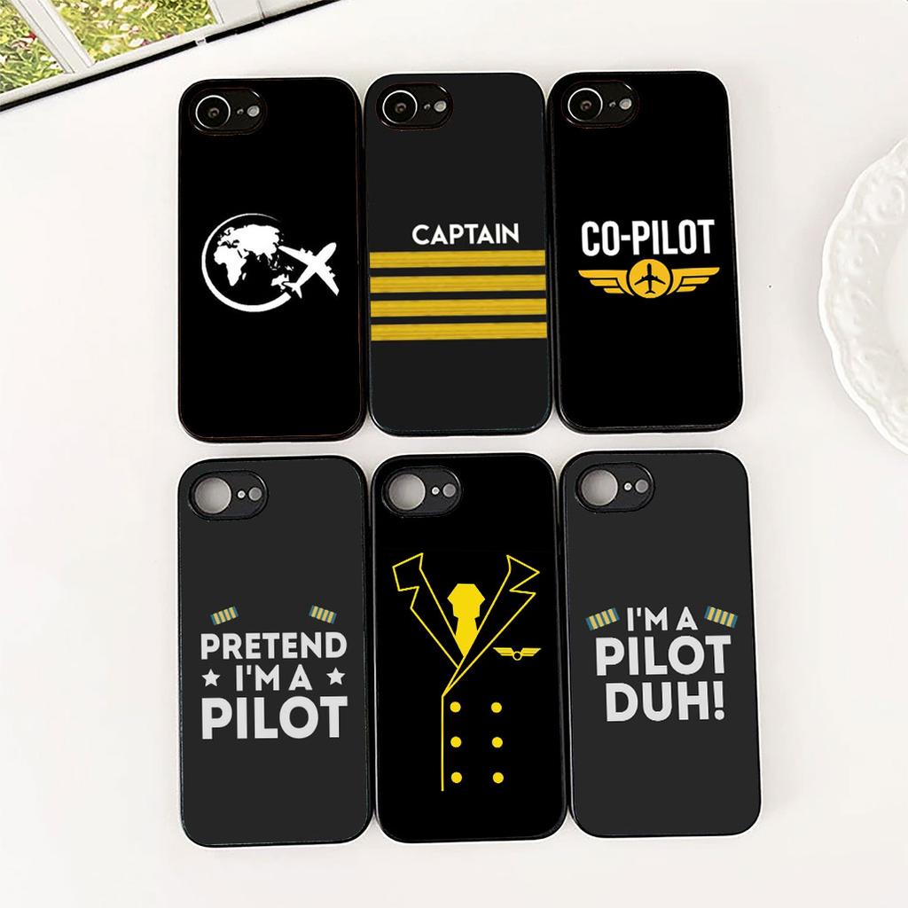 Cover for Xiaomi Redmi 15 15C A3 A4 A5 9A 9C NFC Note 9 8 9T 8T Pro Casing Phone Case Aircraft Travel Airplane Pilot Epaulette