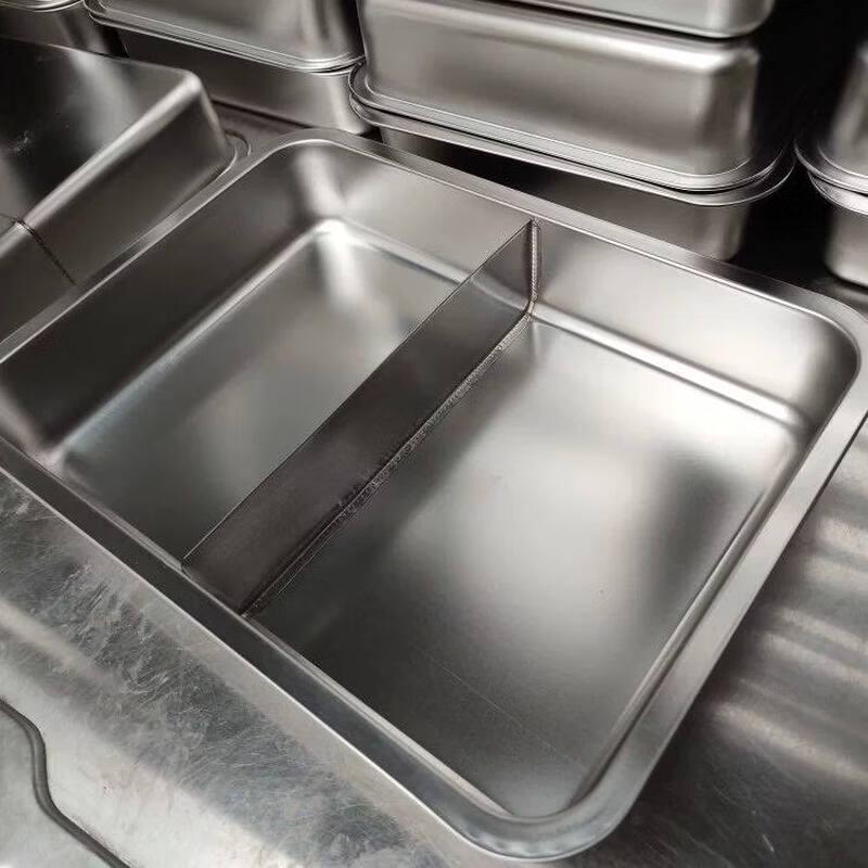 Zhebu Stainless Steel Divided Serving Tray