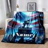 Memorial Day Customize Your Name Blanket Warm Comfortable And Soft Blankets Are Suitable For Home Chairs Office Sofas Sofas Office Camping And Gifts