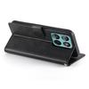For Motorola Edge 60 Fusion 5G Case Stand Wallet Calf Texture PU Leather Flip Phone Cover with Wrist Strap