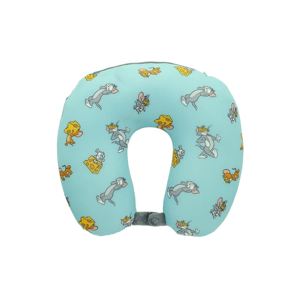 Marushin Tom and Jerry Neck 4105095500 Pillow, Mascot, 2-Way Cushion,