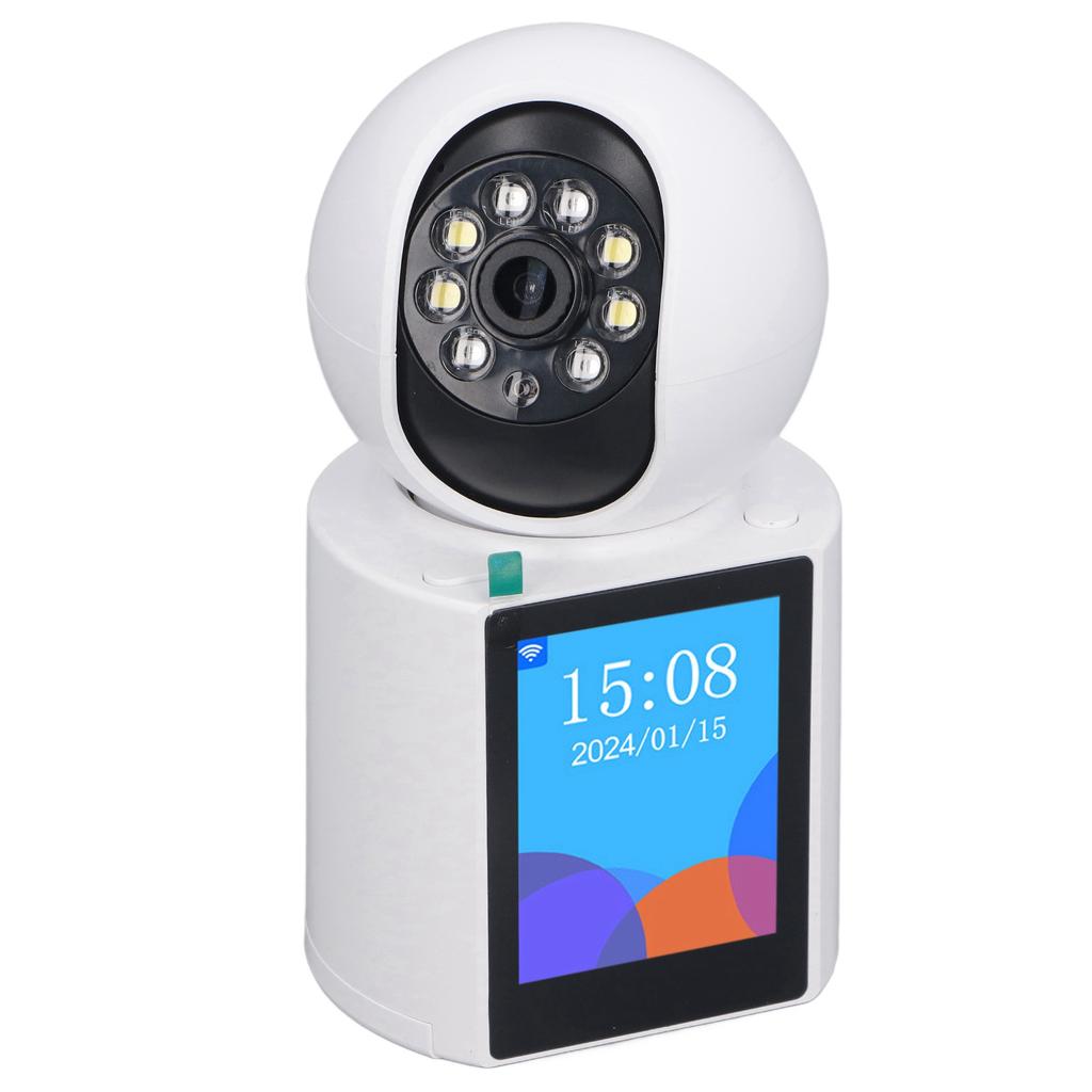 Two Way Video Camera 3MP HD Rotatable Night Vision Indoor Home Video Call Security Camera for