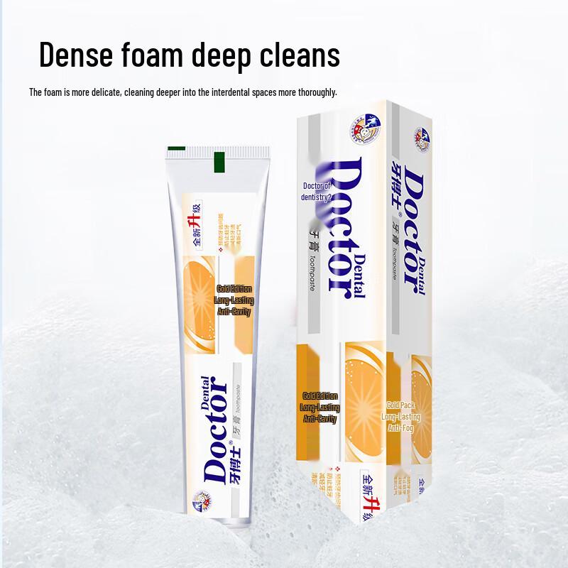 

Dr. Tooth Gold Long-lasting Anti-Cavity Toothpaste