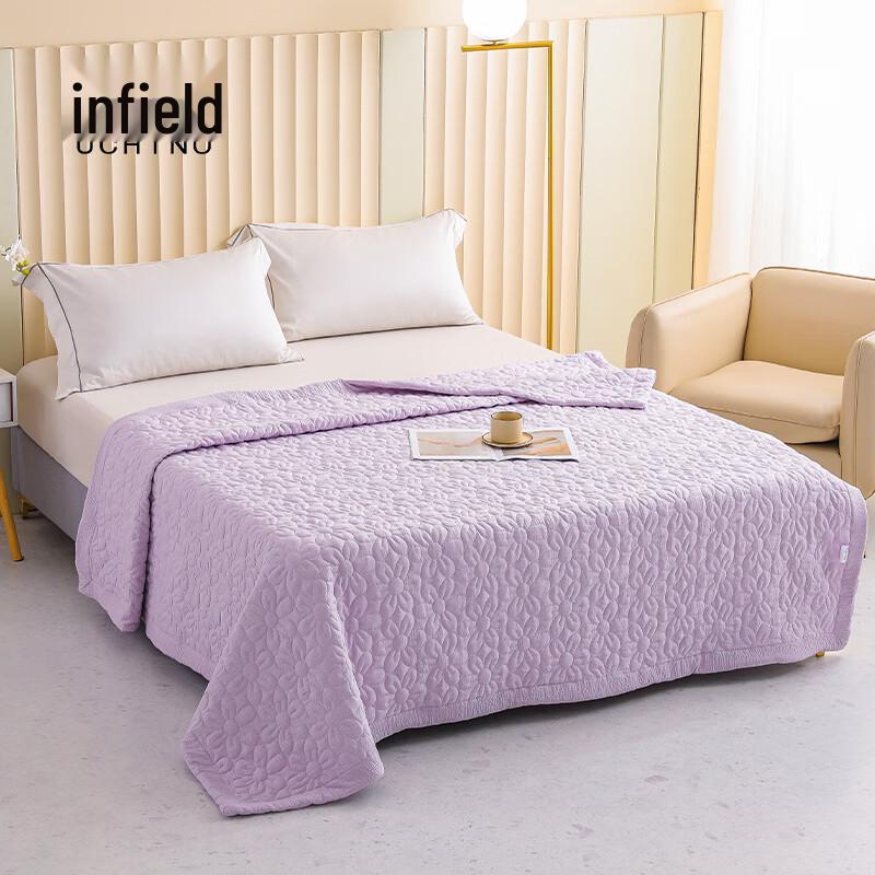 

Uchino Purple Rhythm All-Season Coverlet