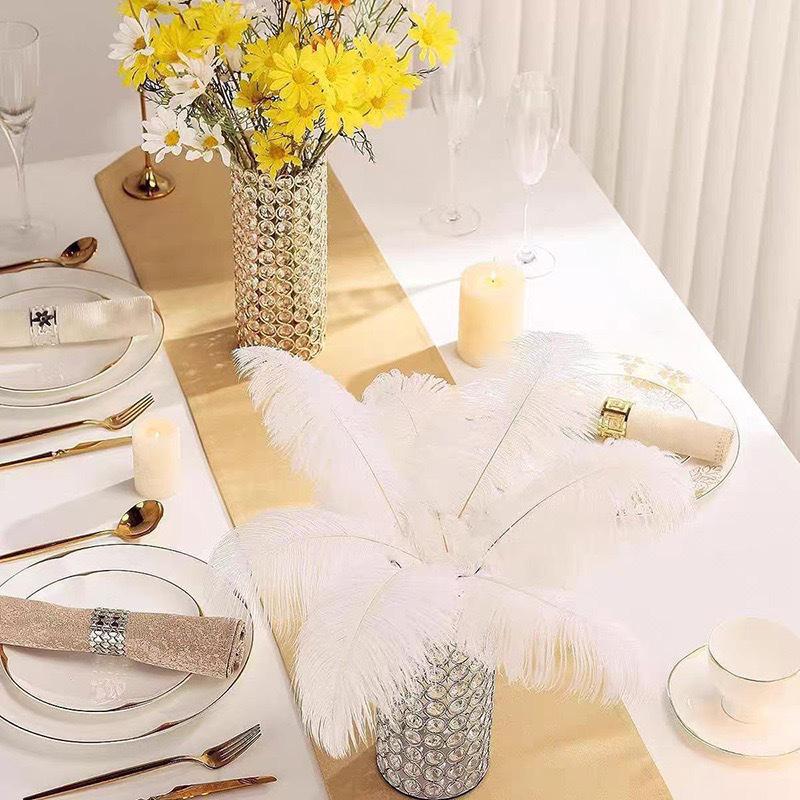 Nordische Kristall-Zylinder-Vase & Teelichthalter - Elegantes Hochzeits-Tischmittelstück