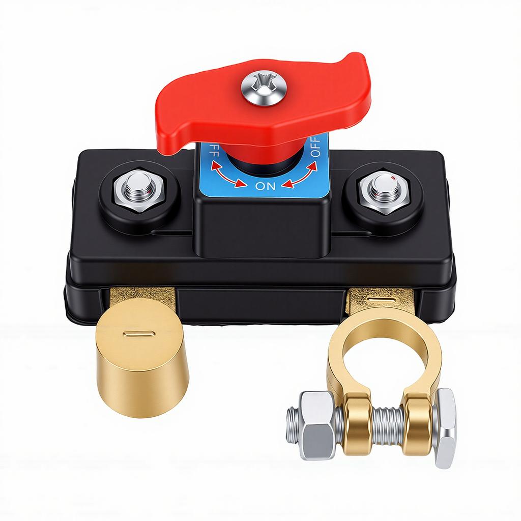 Battery Disconnect Switch Multi Purpose Stable Car Battery Power Cut Off Switch Breaker for Trucks Boats RVs