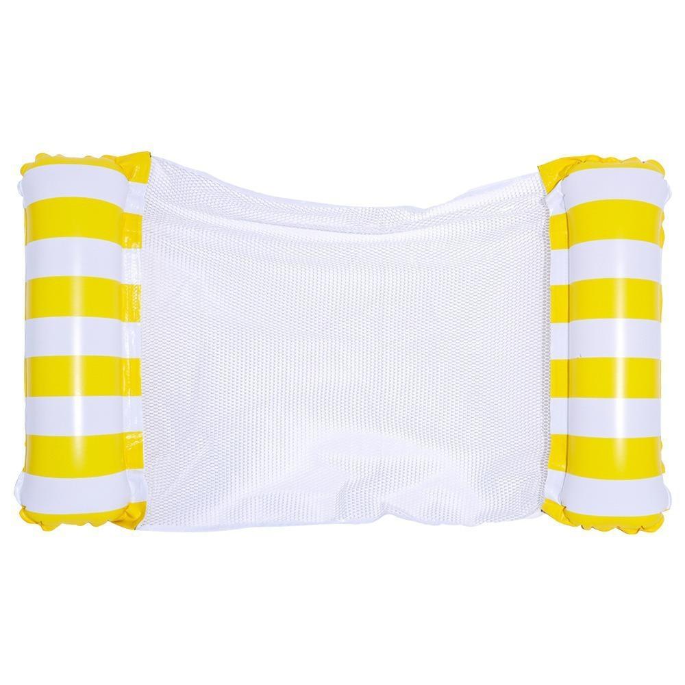 

Надувной гамак для взрослых: Складное кресло-реклайнер со спинкой и полосатым дизайном Without Pump. Pump Available for 5 Cents Each