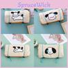 Cute Folding Makeup Bag For Women With Large Capacity And Removable Compartments For Travel And Home Storage