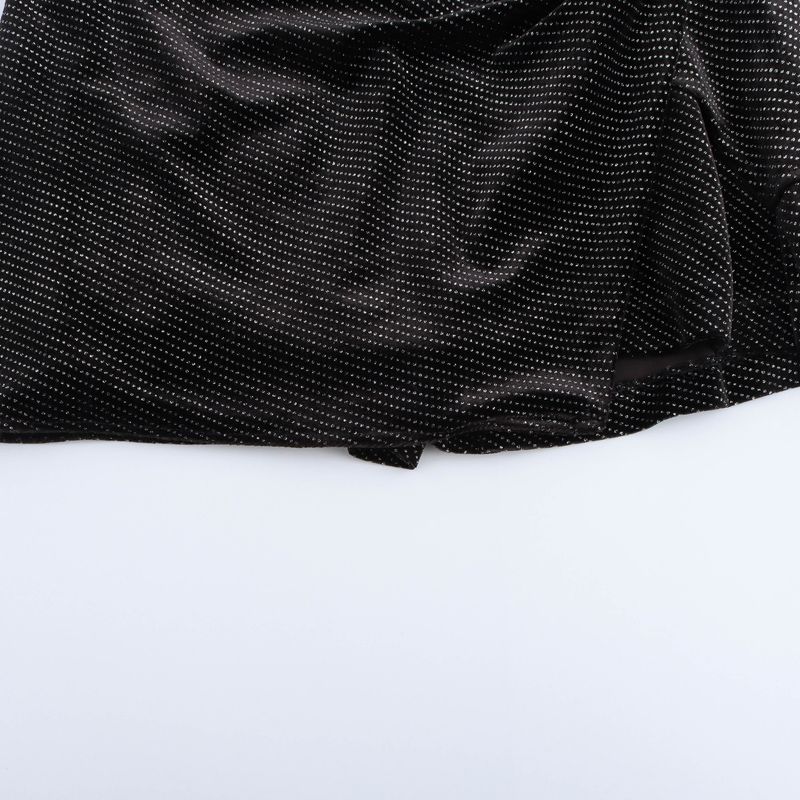Jnleaog New Fall Women's Clothing Fashion French Style Design Fashion Bright Velvet Culottes 0020609