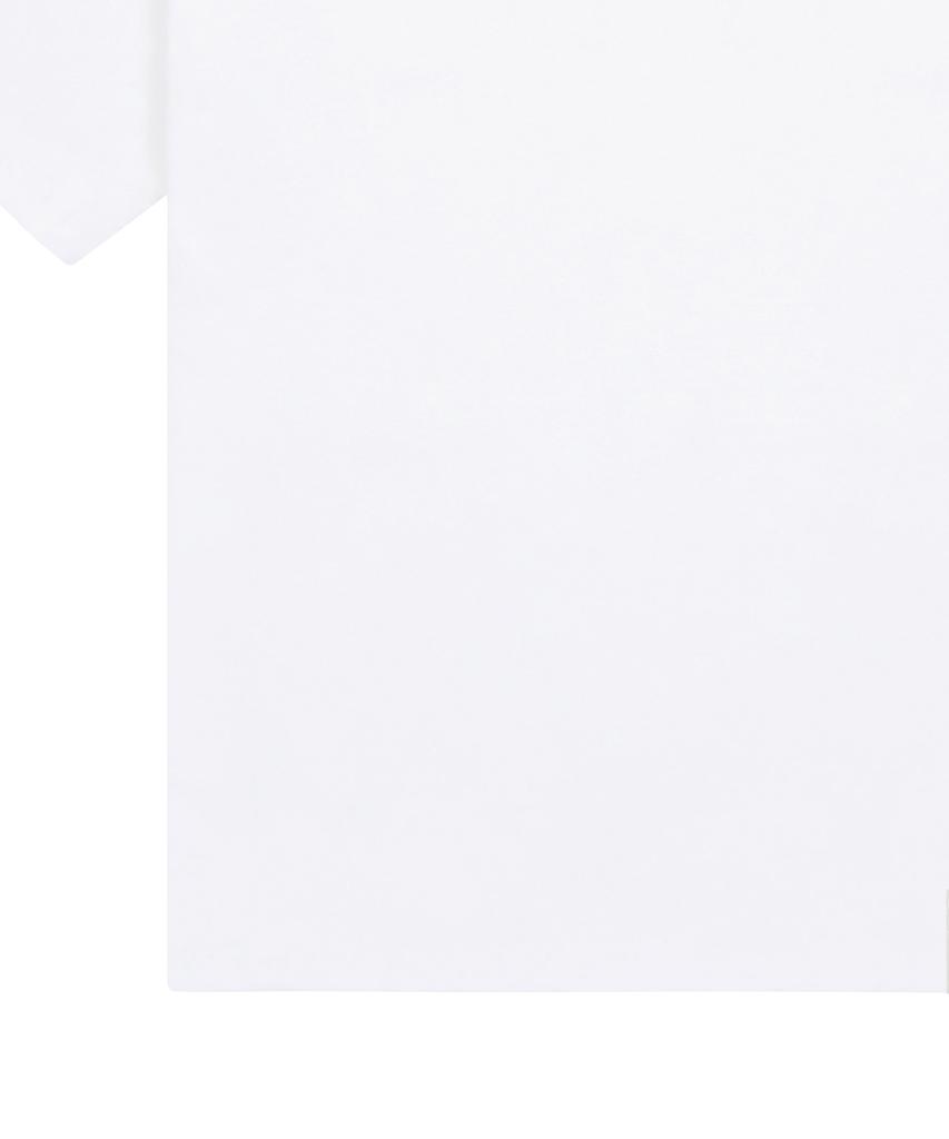 GRAVER [Unisex] Drawing Smile Cloud Logo Short Sleeve T-Shirt_White