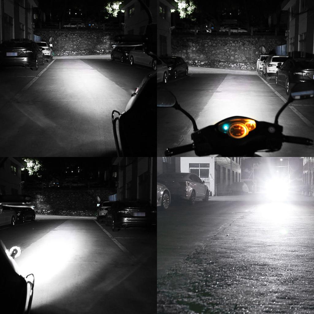 Motorcycle Spotlights Work Light Electric Scooters Tricycle 30 LED Spotlights ABS Aluminum Alloy Housing Universal 12V-85V