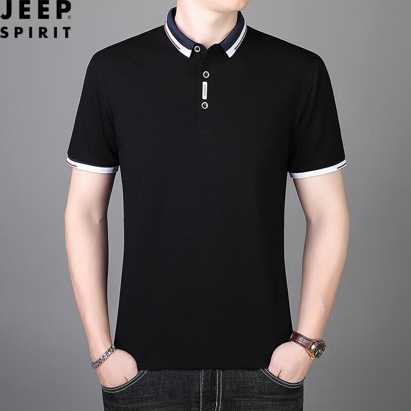JEEP SPIRIT Men s Business Casual Polo Shirt 2XL