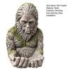 Tree Face Bird Feeder Funny Resin Hanging Bird Feeding Station Tree Mounted Forest Guardian Sculpture for Backyard Garden