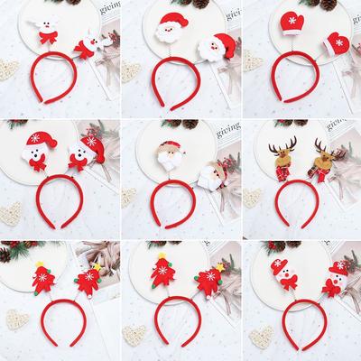 Masquerade Antlers Lovely Hair Accessories Christmas Headbands Christmas Decorations Reindeer Headwear Xmas Hairband