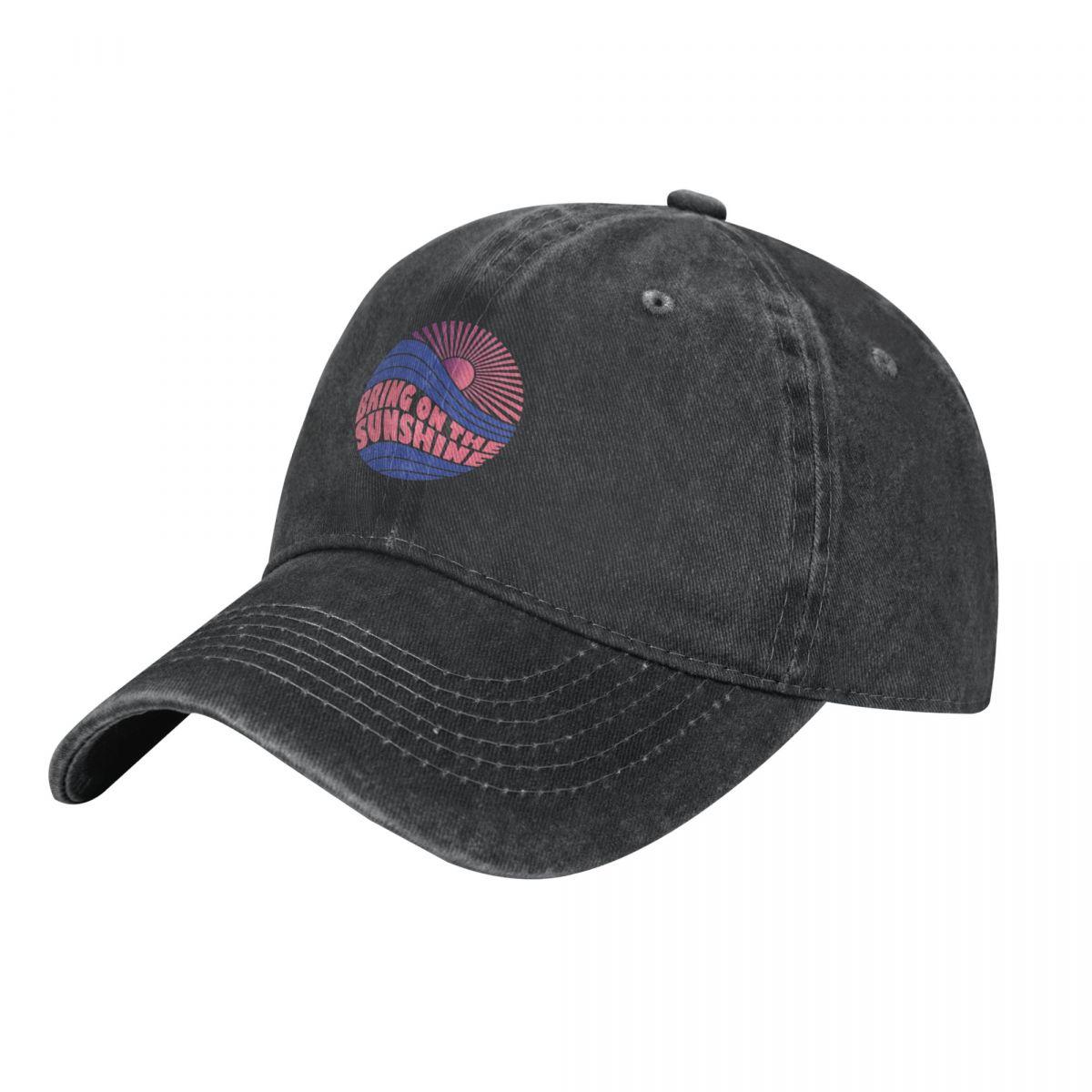 Bring On the Sunshine Colorful Trending Summer Quote Cowboy Hat Fashionable F Military Cap Unisex Mountaineering Unisex WoUnisexs