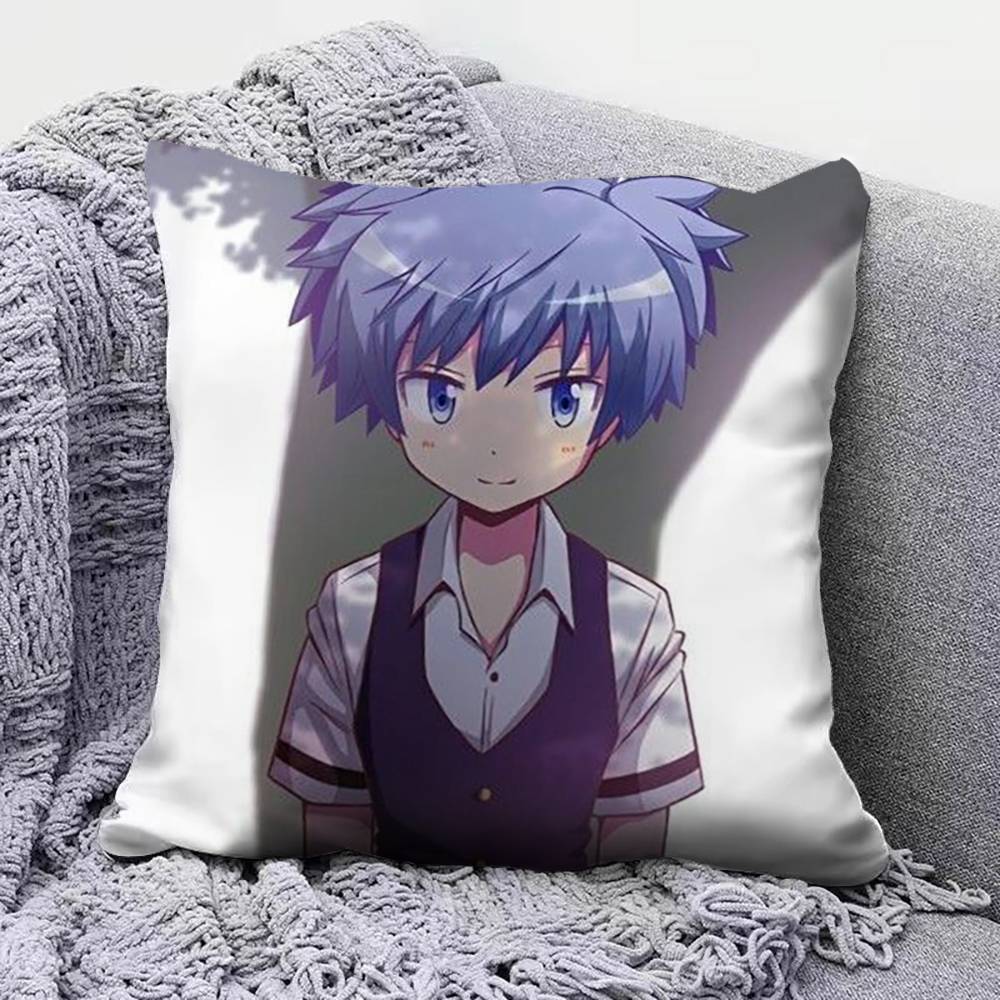Karma and Nagisa Assassination Classroom Koro Sensei Home Sofa Cushion Covers and Aecorative Custom Pillow Covers