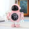 Digital Display Astronaut Metal Robot Luminous Intelligent Electronic Alarm Clock Student Children Bedside Mute Alarm Clock