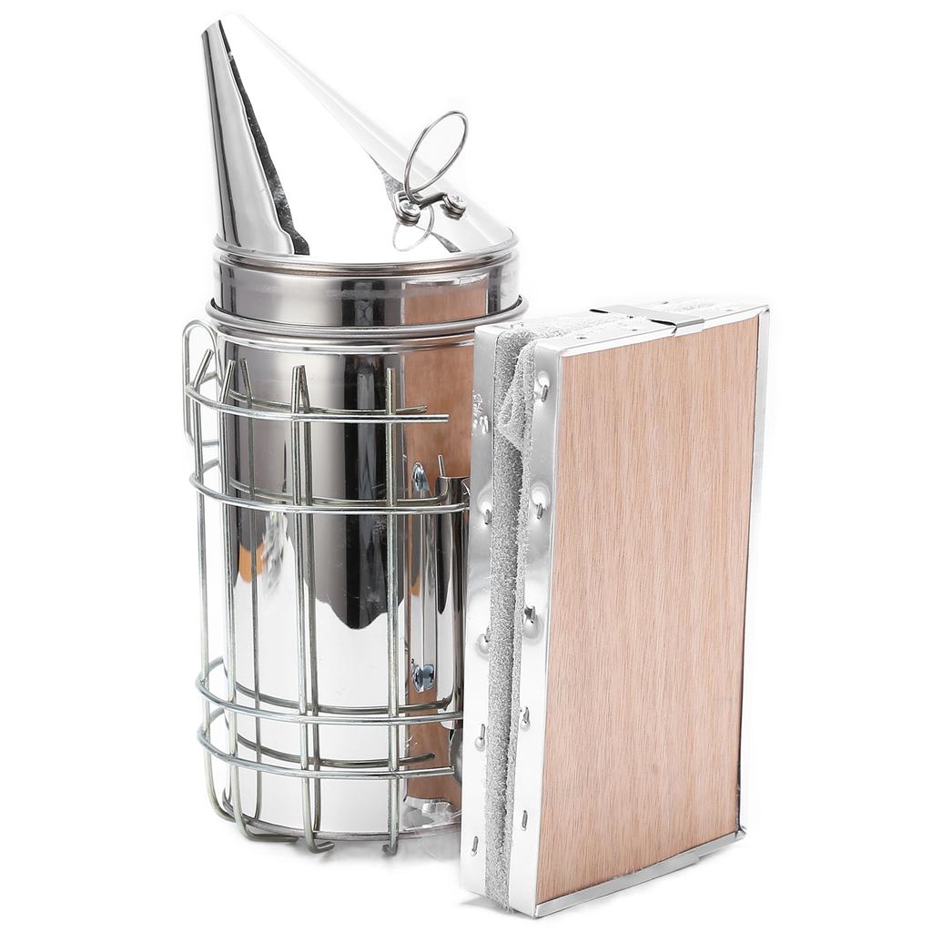 9Pcs/Set Beehive Smoker Kit with Bee Brush Yellow Needle Scratcher Serrated Blade Queen Bee Clips