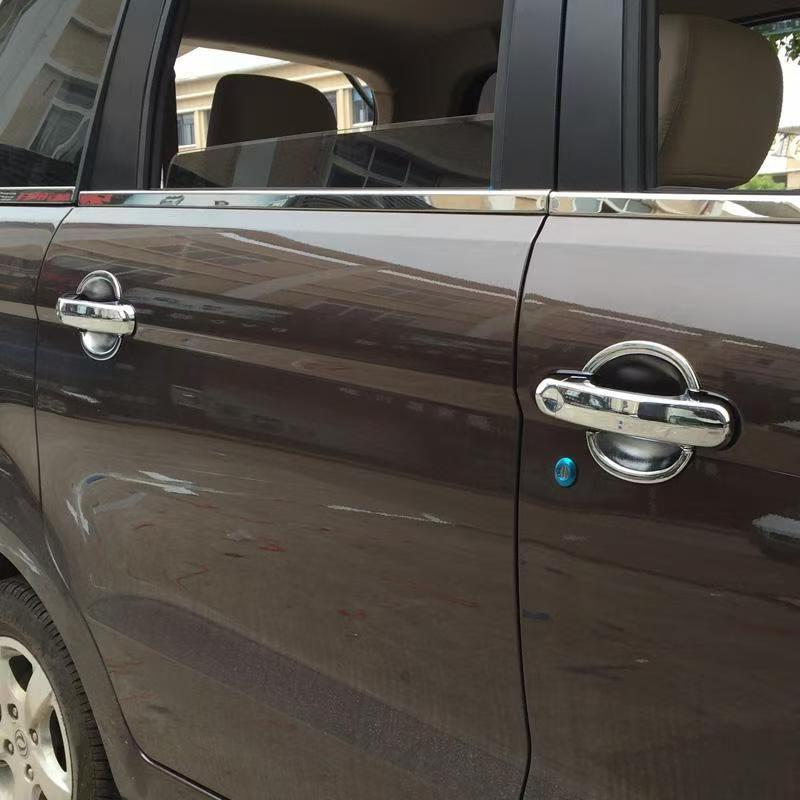 Chrome Car Accessories Plated Door Handle Bowl Cover Trim Paste Style For DFSK 330 2016 -
