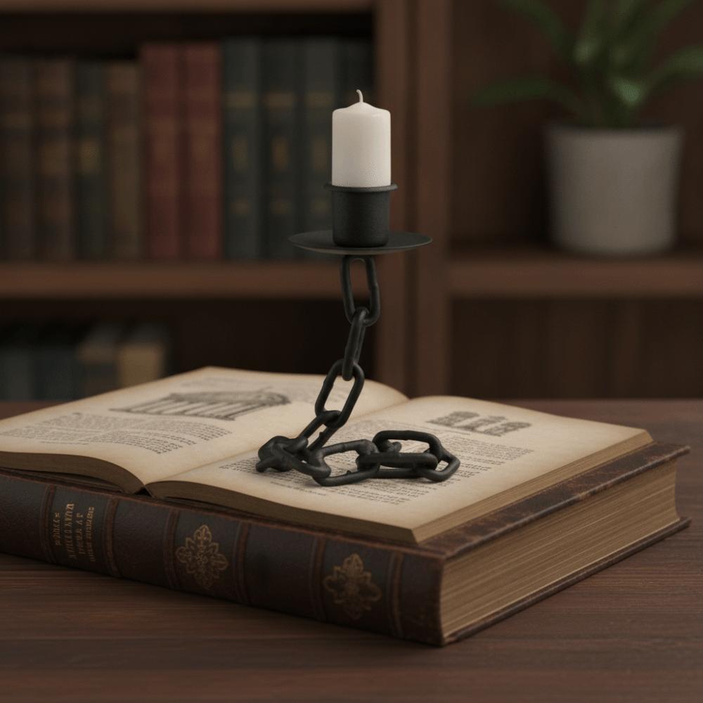 Industrial Style Dark Style Candle Holder Gothic Candle Stand Dinning Table Centerpiece Bedside
