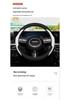 11th Gen Sonata Genuine Leather No-Sew Steering Wheel Cover 