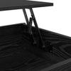 Coffee Table Black Oak Look 100 X 55 X 48.5 Cm
