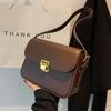 Temperament Women's Bag Women's New Trendy Fashion Simple Messenger Bag Retro Foreign Style Shoulder Small Square Bag